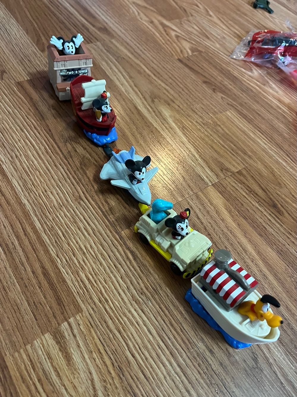 2020 McDonalds Disney Mickey Minnie Runaway Railway Happy Meal Toy Train Lot 5